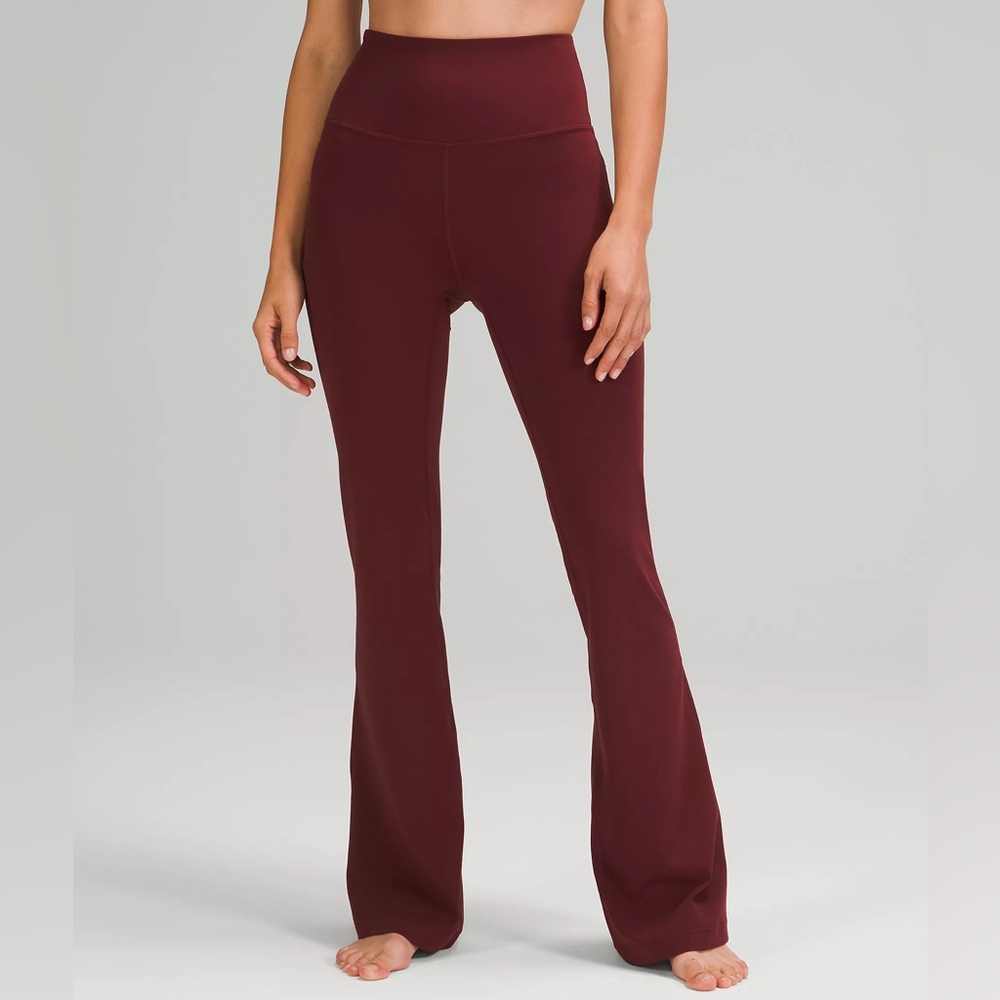 lululemon groove nulu super high rise flared pant regular length (32.5 inseam)